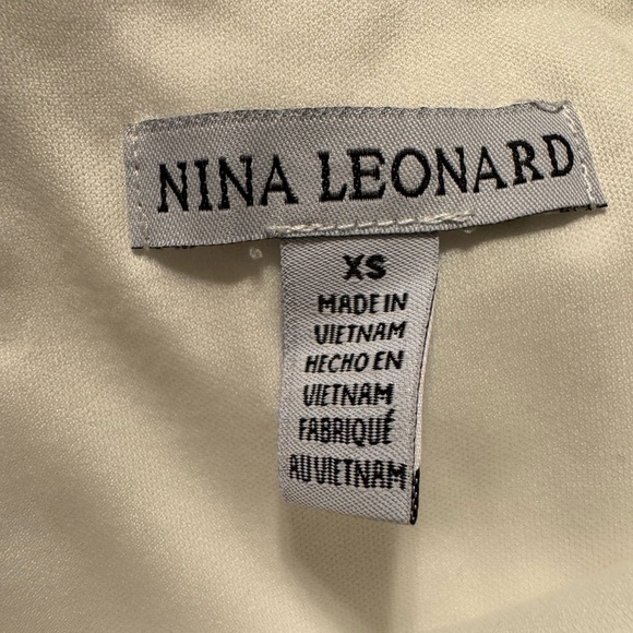 Nina Leonard Sleeveless High Tech Crepe Dress - Picture 5 of 8